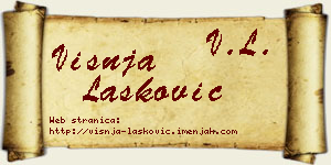 Višnja Lasković vizit kartica